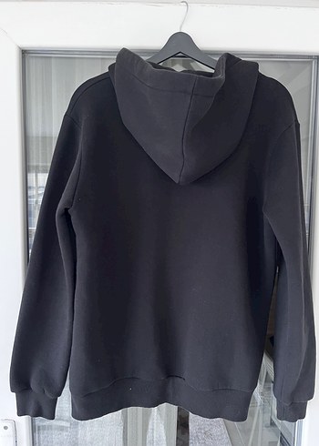 Siyah Fermuarlı Sweatshirt - Görsel 4