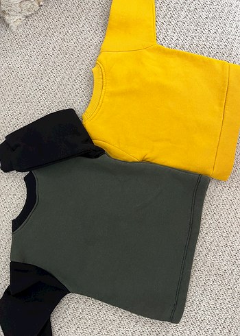 Uzun Kollu, Baskılı, Örme Bebek Erkek Sweatshirt - Görsel 10