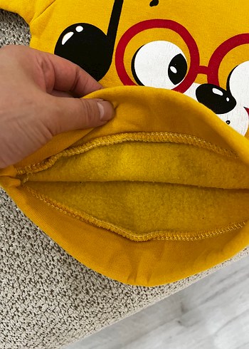 Uzun Kollu, Baskılı, Örme Bebek Erkek Sweatshirt - Görsel 3