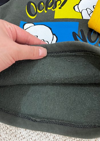 Uzun Kollu, Baskılı, Örme Bebek Erkek Sweatshirt - Görsel 5