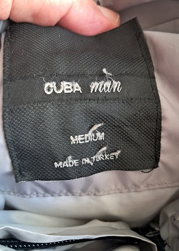 l Beden gri Renk Gri Kadın Kışlık Fermuarlı Mont