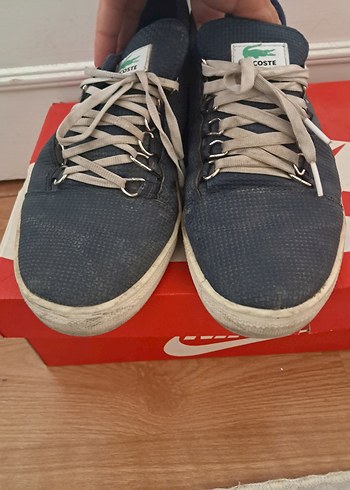 Gri Lacoste Erkek Spor Ayakkabı - Görsel 5