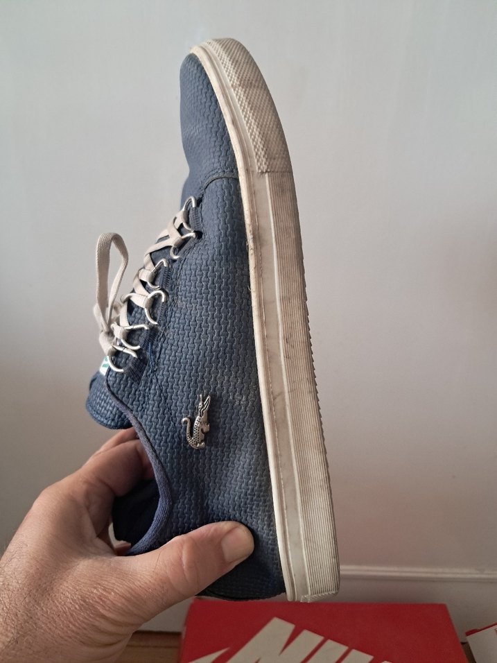 Gri Lacoste Erkek Spor Ayakkabı - Görsel 3