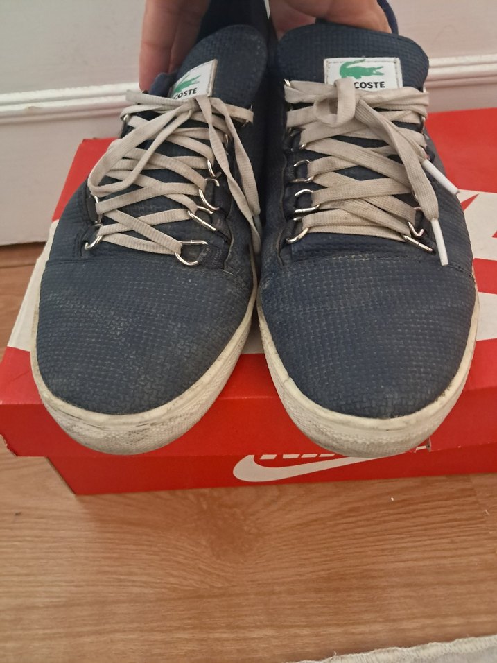 Gri Lacoste Erkek Spor Ayakkabı - Görsel 5