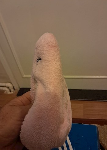 Kızlar için Pembe Nakışlı Sıcak Terlik - Görsel 4