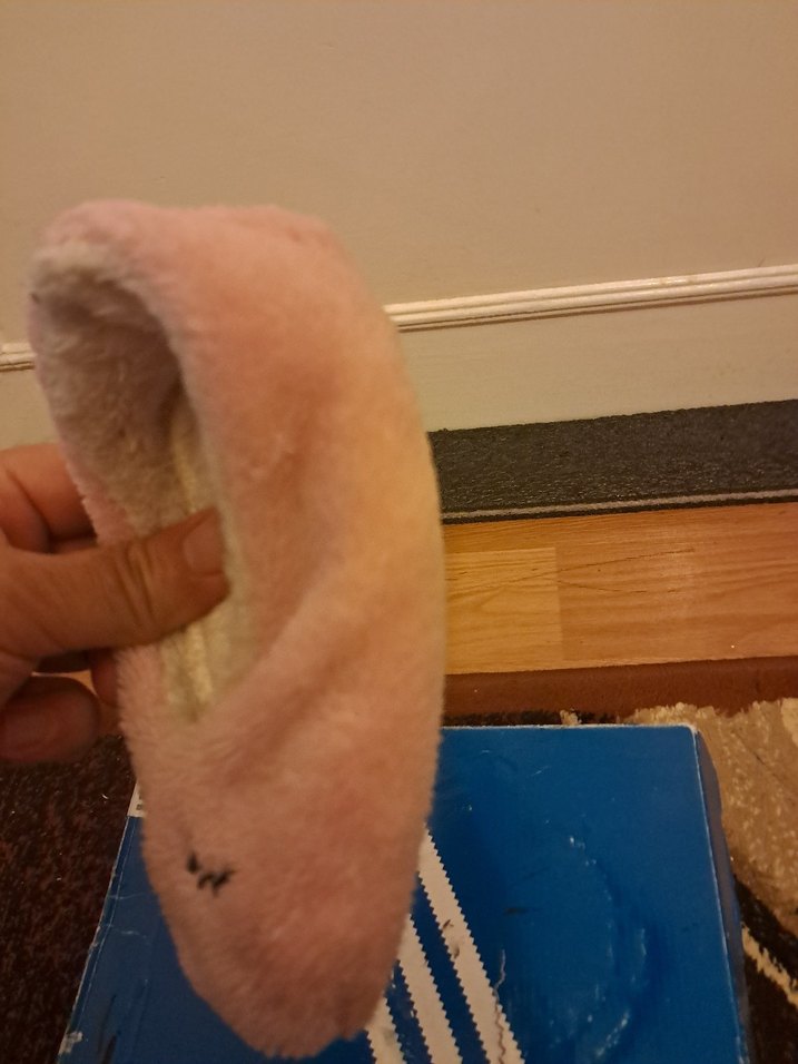 Kızlar için Pembe Nakışlı Sıcak Terlik - Görsel 2