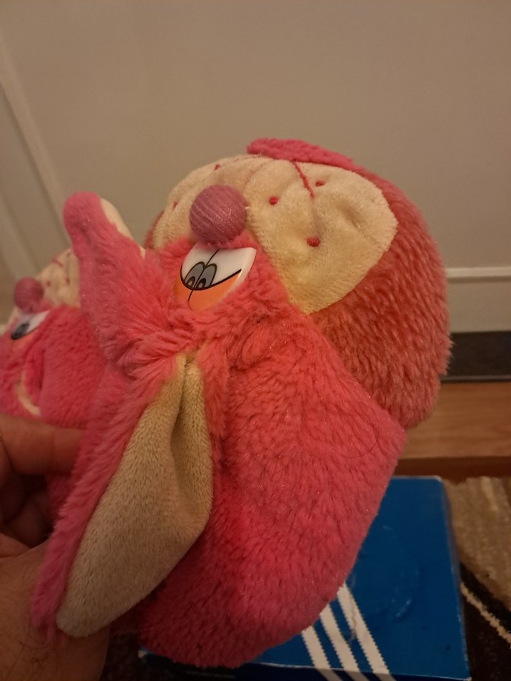 Kız Çocuk Pembe Peluş Ev Terliği - Görsel 5