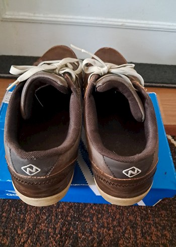 Erkek Kahverengi Spor Ayakkabı Bağcıkları - Görsel 4