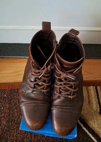 Kahverengi Deri Erkek Bot - Görsel 3