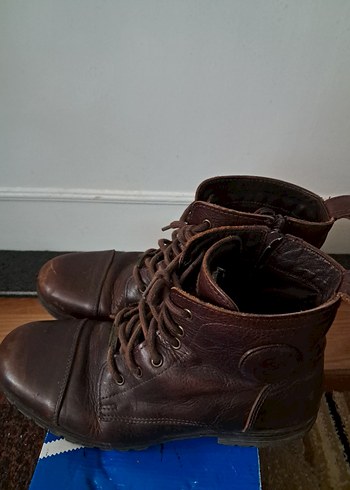 Kahverengi Deri Erkek Bot - Görsel 2