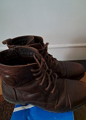 Kahverengi Deri Erkek Bot - Görsel 6