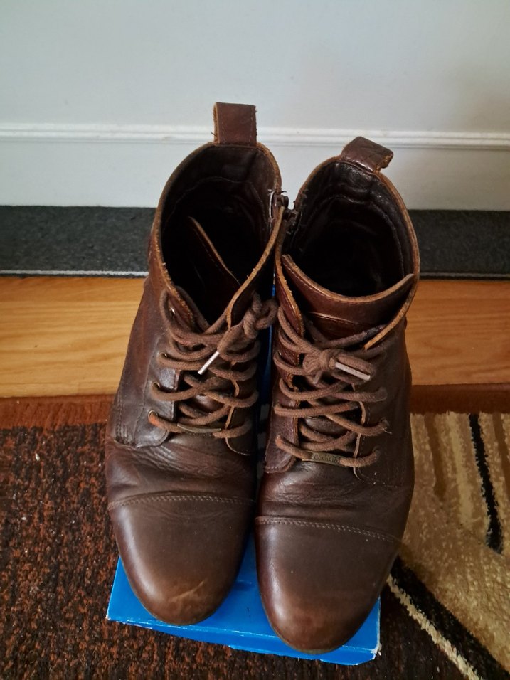 Kahverengi Deri Erkek Bot - Görsel 3