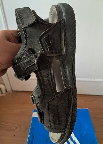 Gri Erkek Outdoor Sandaletler Tokalı - Görsel 2