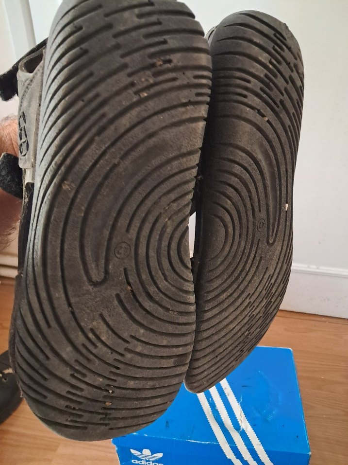 Gri Erkek Outdoor Sandaletler Tokalı - Görsel 3