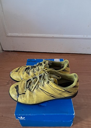 Puma Sarı Erkek Futbol Ayakkabısı Velcro