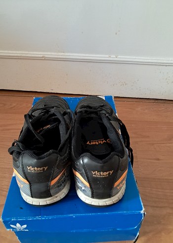 Diğer Erkek Siyah Spor Ayakkabı Velcro Bantlı