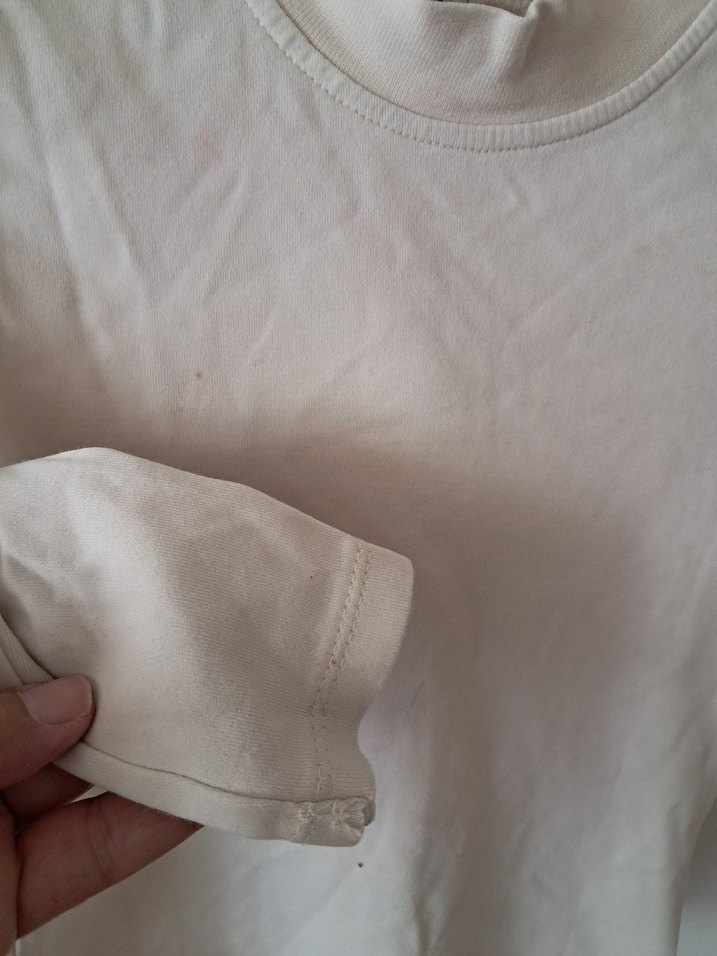 Beyaz Çocuk Uzun Kollu Atlet - Görsel 3