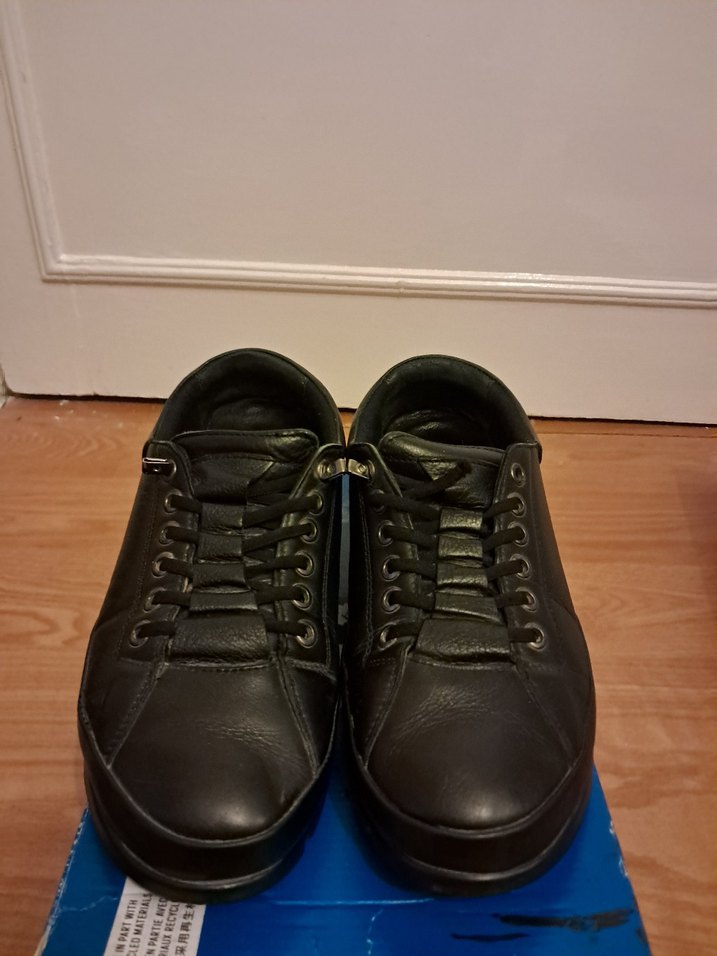 Erkek Siyah Spor Ayakkabı Bağcıkları - Görsel 2