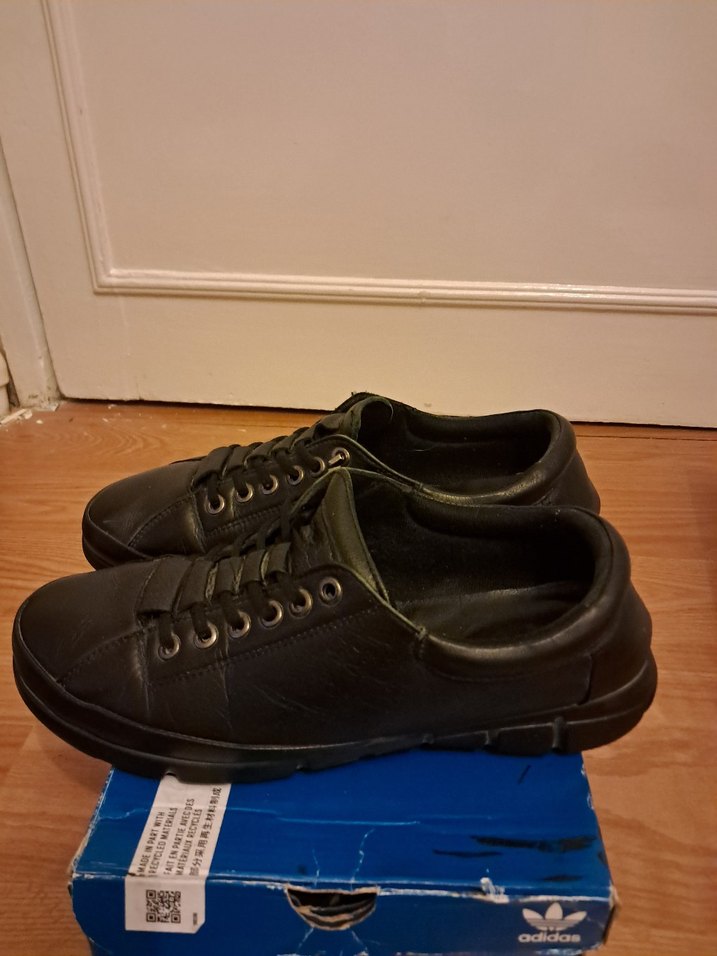 Erkek Siyah Spor Ayakkabı Bağcıkları - Görsel 3