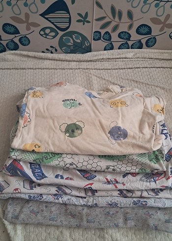 Erkek Çocuk Gri Baskılı Atlet 8 adet - Görsel 9