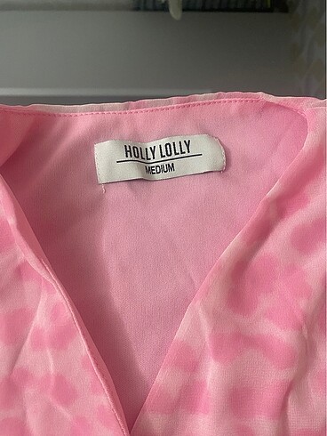 m Beden Holly lolly pembe elbise
