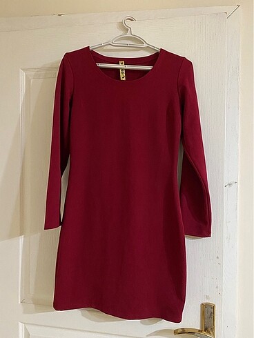 Bordo elbise