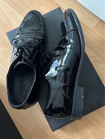 42 Beden siyah Renk İgs damat ayakkabısı