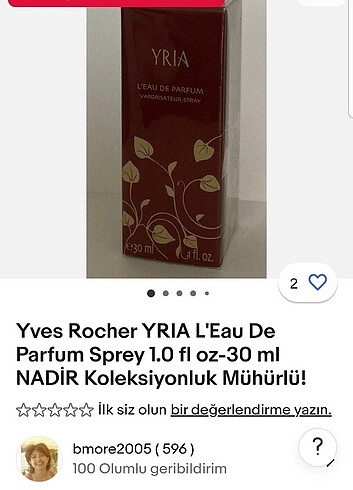  Beden Renk Yves Rocher Yria 