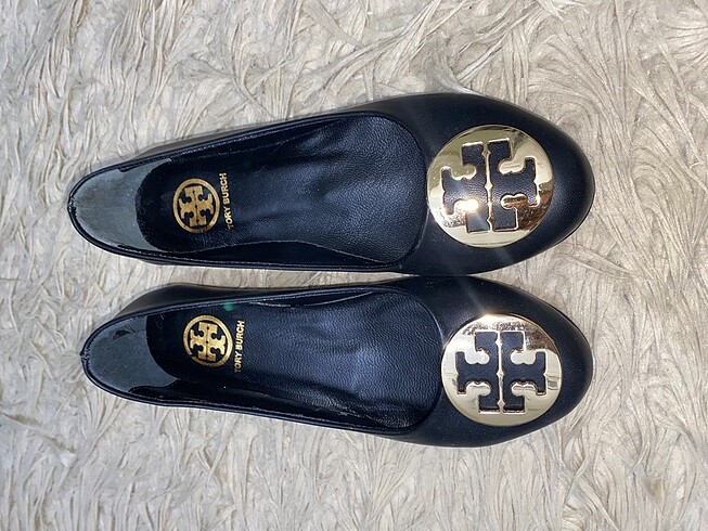 37 Beden Tory Burch Siyah Kadın Babet