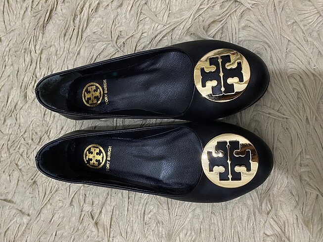 Tory Burch Tory Burch Siyah Kadın Babet