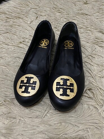 Tory Burch Siyah Kadın Babet
