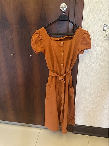 Vintage elbise tarçın Streetbox temiz