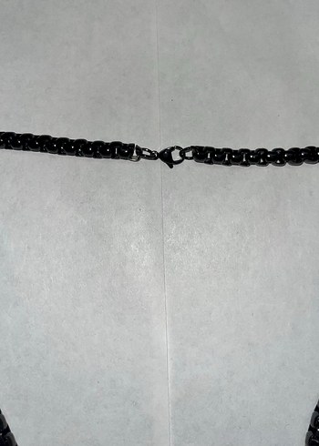Beden Siyah Gotik Erkek Zincir Kolye