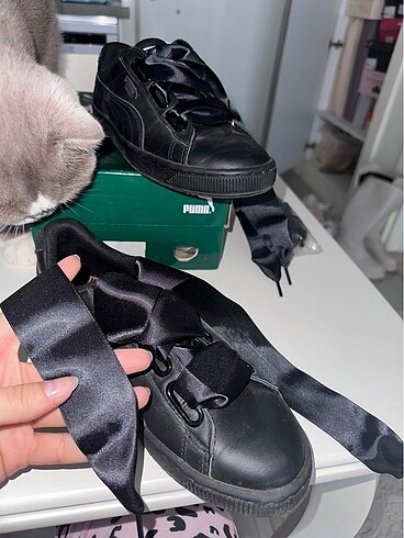 Siyah Puma spor ayakkabı