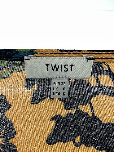 36 Beden çeşitli Renk Twist Uzun Elbise %70 İndirimli.