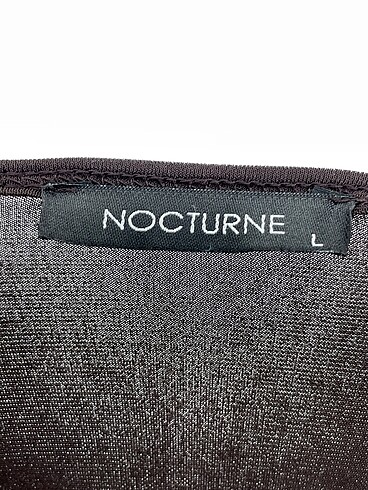 l Beden kahverengi Renk Nocturne Bluz %70 İndirimli.