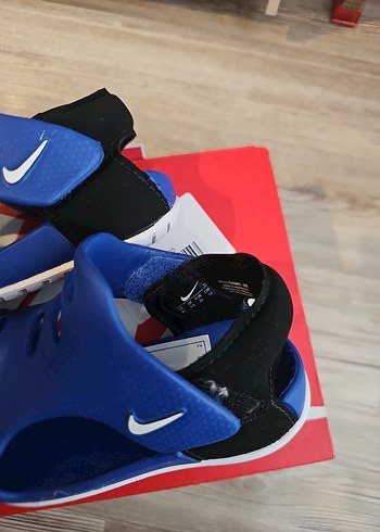 Nike NİKE Mavi Erkek Çocuk Cırtlı Kauçuk SANDALET 22 NO