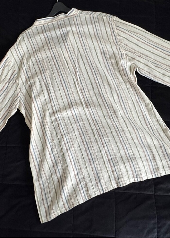 Keten Gömlek - Görsel 3