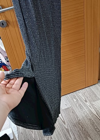 m Beden siyah Renk koton abiye Elbise