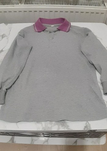 Uzun Kollu Gri kız erkek okul forması