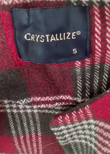 Bordo Ekose Desenli Midi Düğmeli  Kaban - Görsel 3