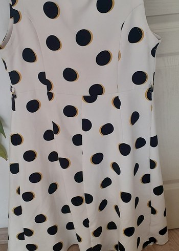 Düğmeli Puantiyeli Uzun yelek - Görsel 5