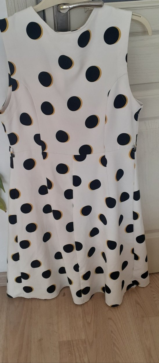 Düğmeli Puantiyeli Uzun yelek - Görsel 5