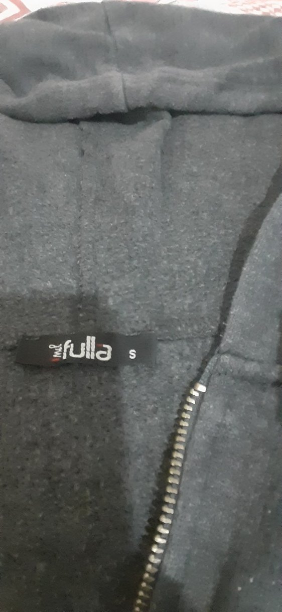 Gri Kapüşonlu Fermuarlı Kadın Sweatshirt - Görsel 2