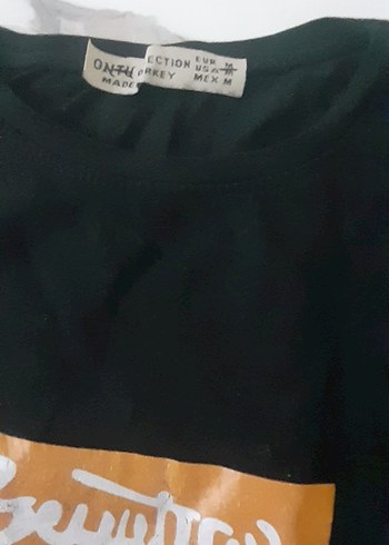 Siyah kadın Kısa Kollu Basic Tişört m beden - Görsel 3