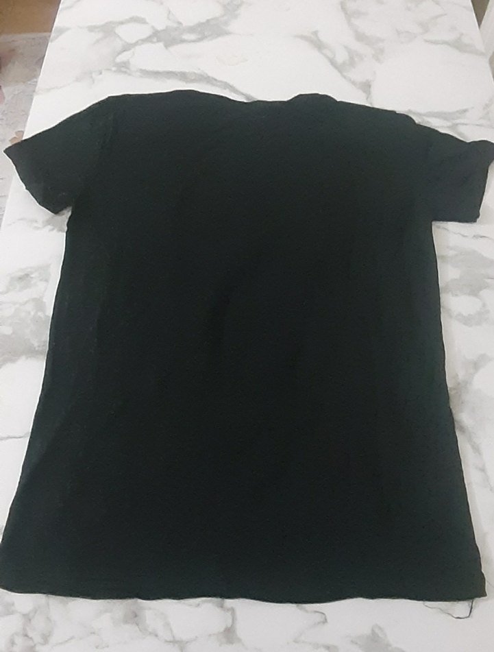 Siyah kadın Kısa Kollu Basic Tişört m beden - Görsel 2