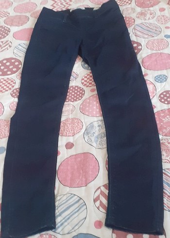 Koyu Mavi Kadın Kot Pantolon - Görsel 5