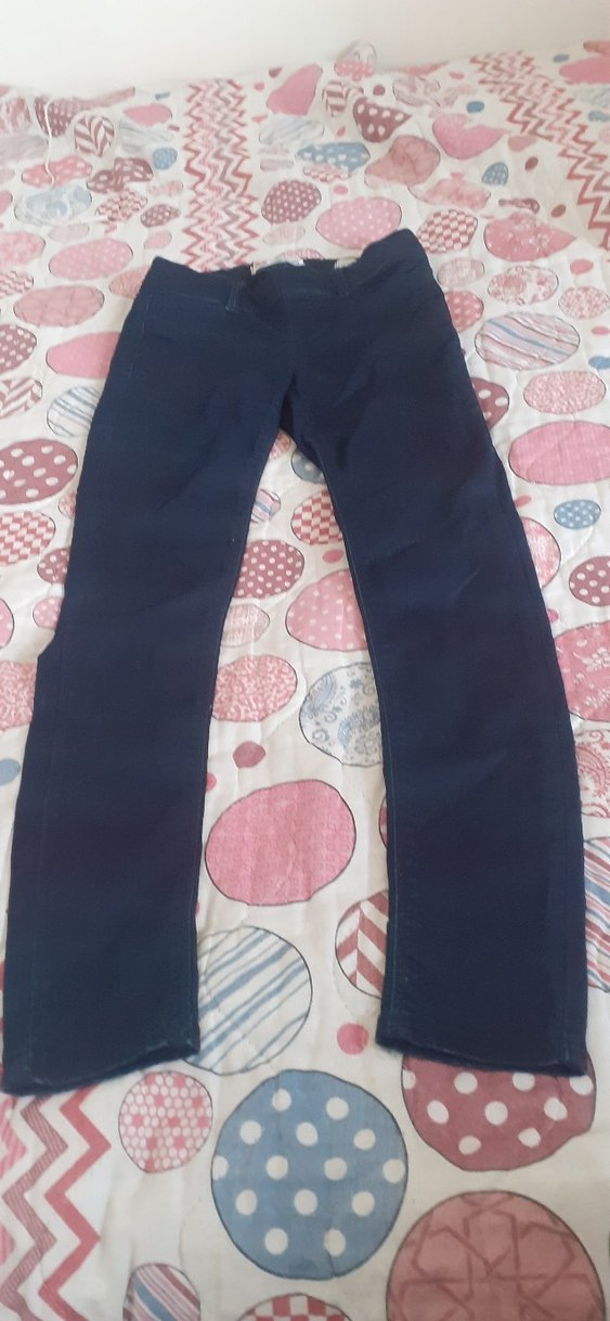 Koyu Mavi Kadın Kot Pantolon - Görsel 5