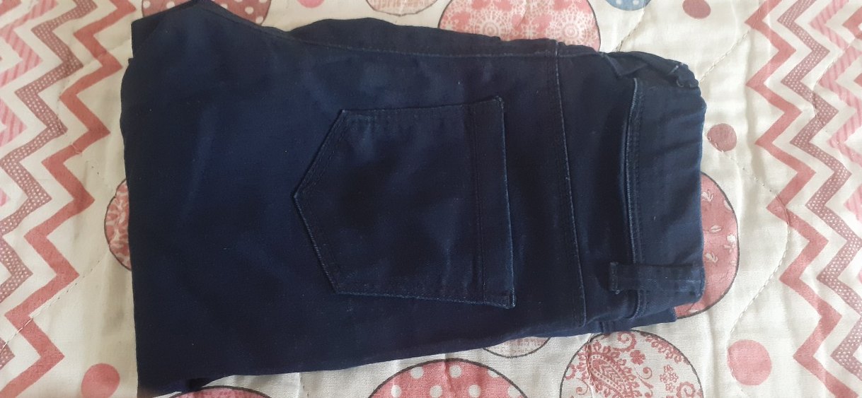 Koyu Mavi Kadın Kot Pantolon - Görsel 2