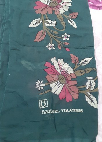Yeşil Bohem Kadın Fular